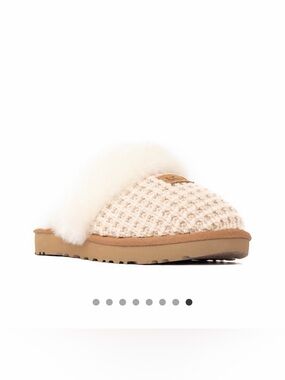 Womens UGG® Cozy Knit Slipper - Cream